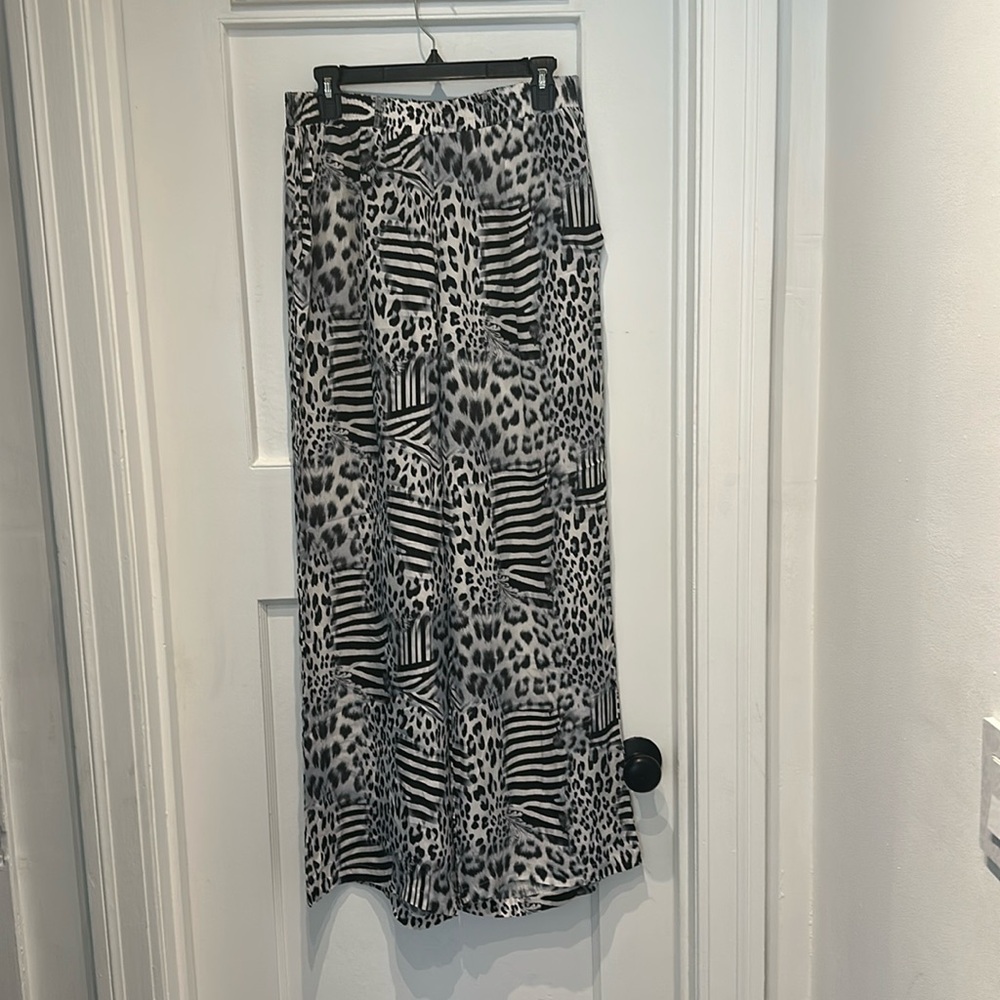 Zebra viscose crepe pant - medium. The Swank store in Australia